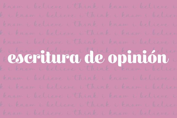 Convirtiendo tus opiniones en artículos de opinión
