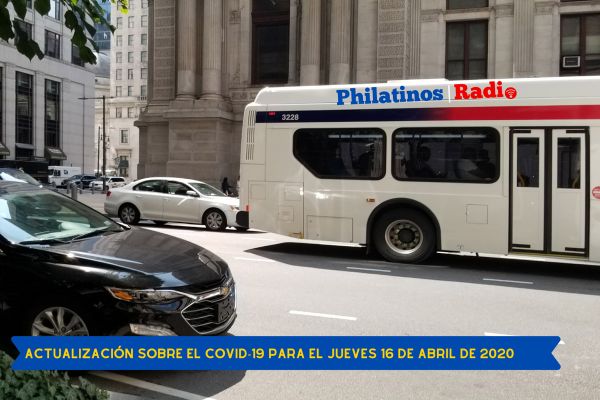 Actualización sobre el COVID-19 para el jueves 16 de abril de 2020