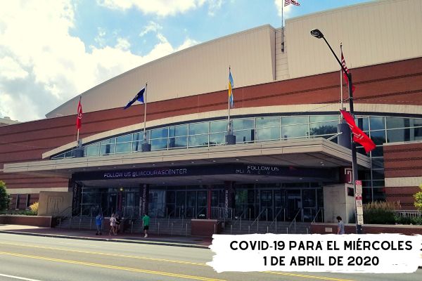 COVID-19 para el miércoles 1 de abril de 2020