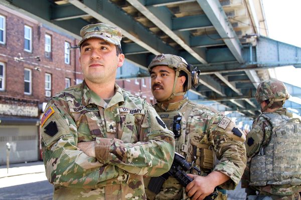 Raised in Kensington, this National Guard sergeant was stationed down the street from his childhood home