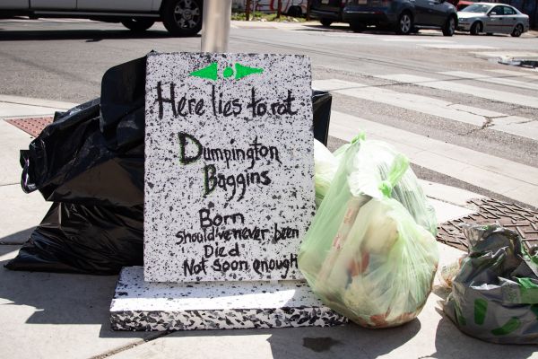 Fairhill residents use 'creative disruption' to fight back against trash