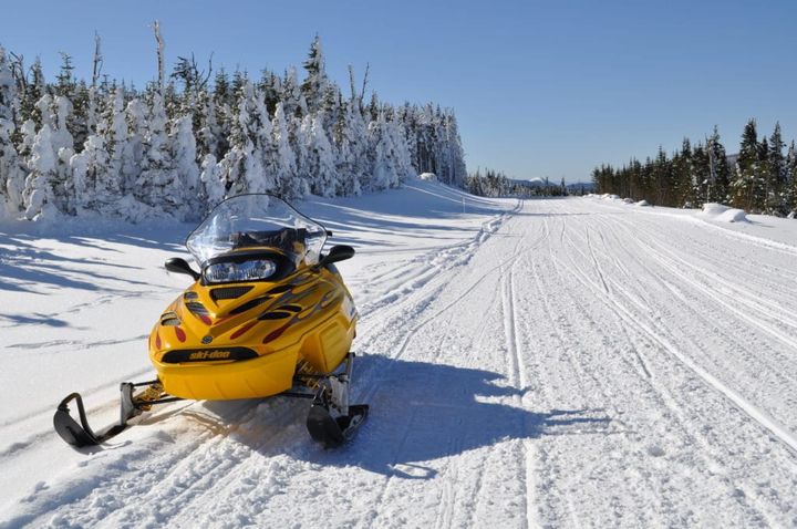 Snowmobiling Near Acadia: Where to Ride