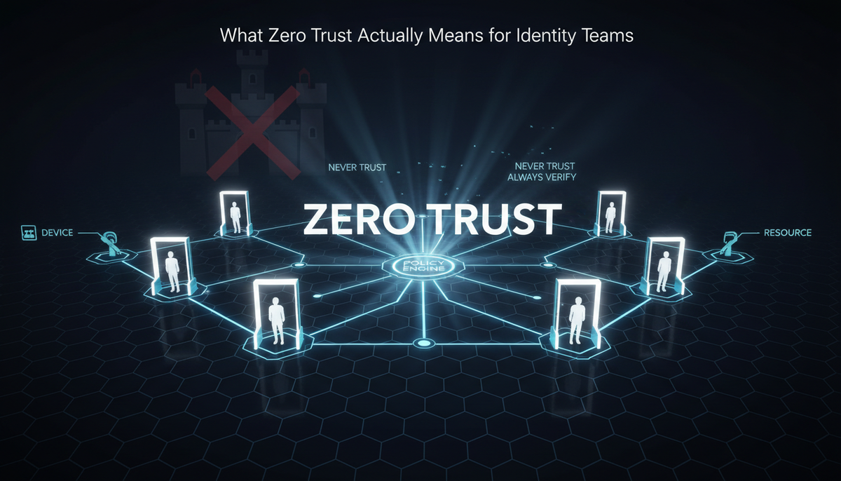 What Zero Trust Actually Means for Identity Teams