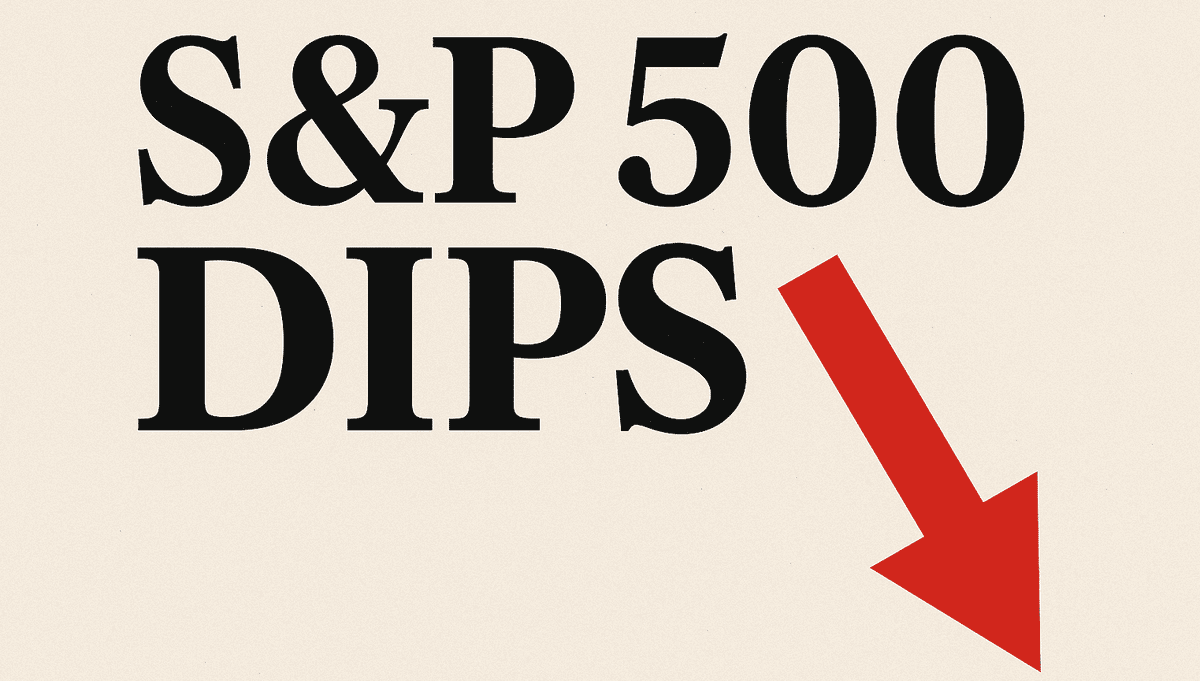 S&P 500 Dips Amid Soft Retail Data and Rising Middle East Tensions