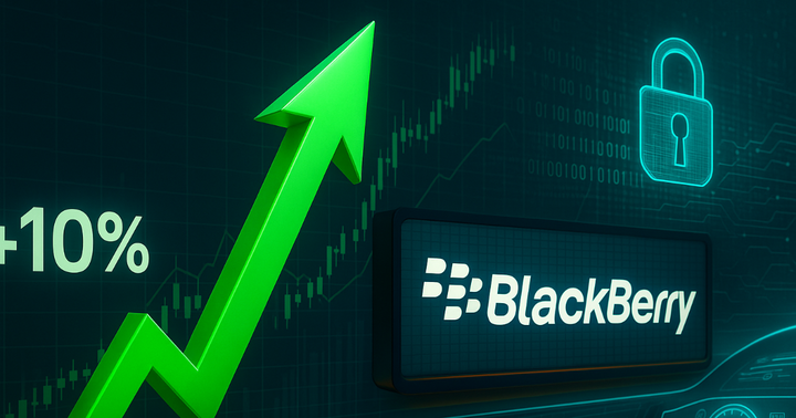 BlackBerry Stock Jumps 10% After Strong Earnings Beat