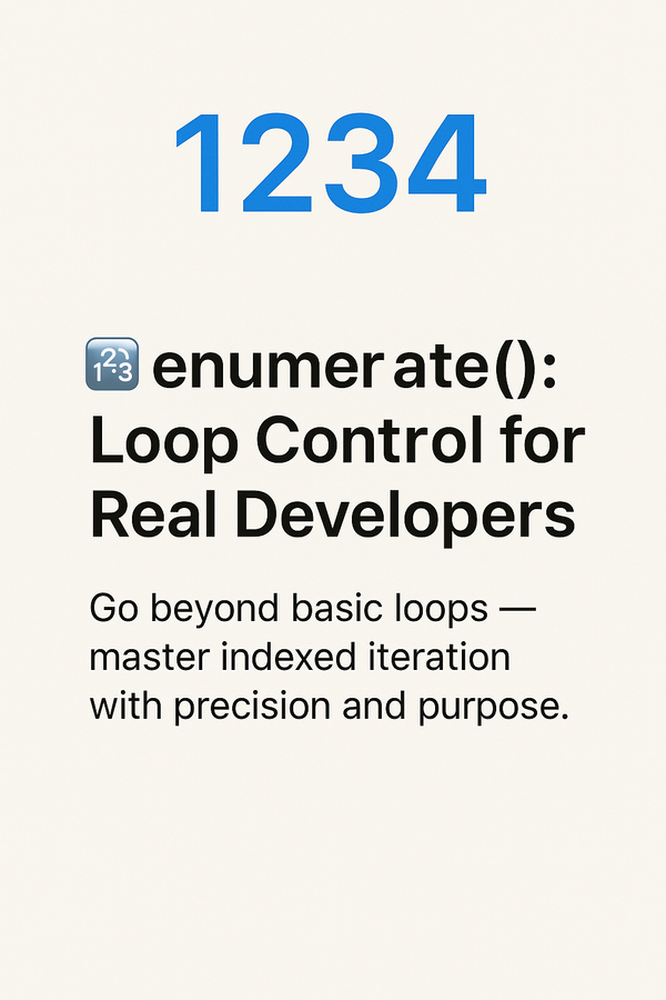 Enumerate