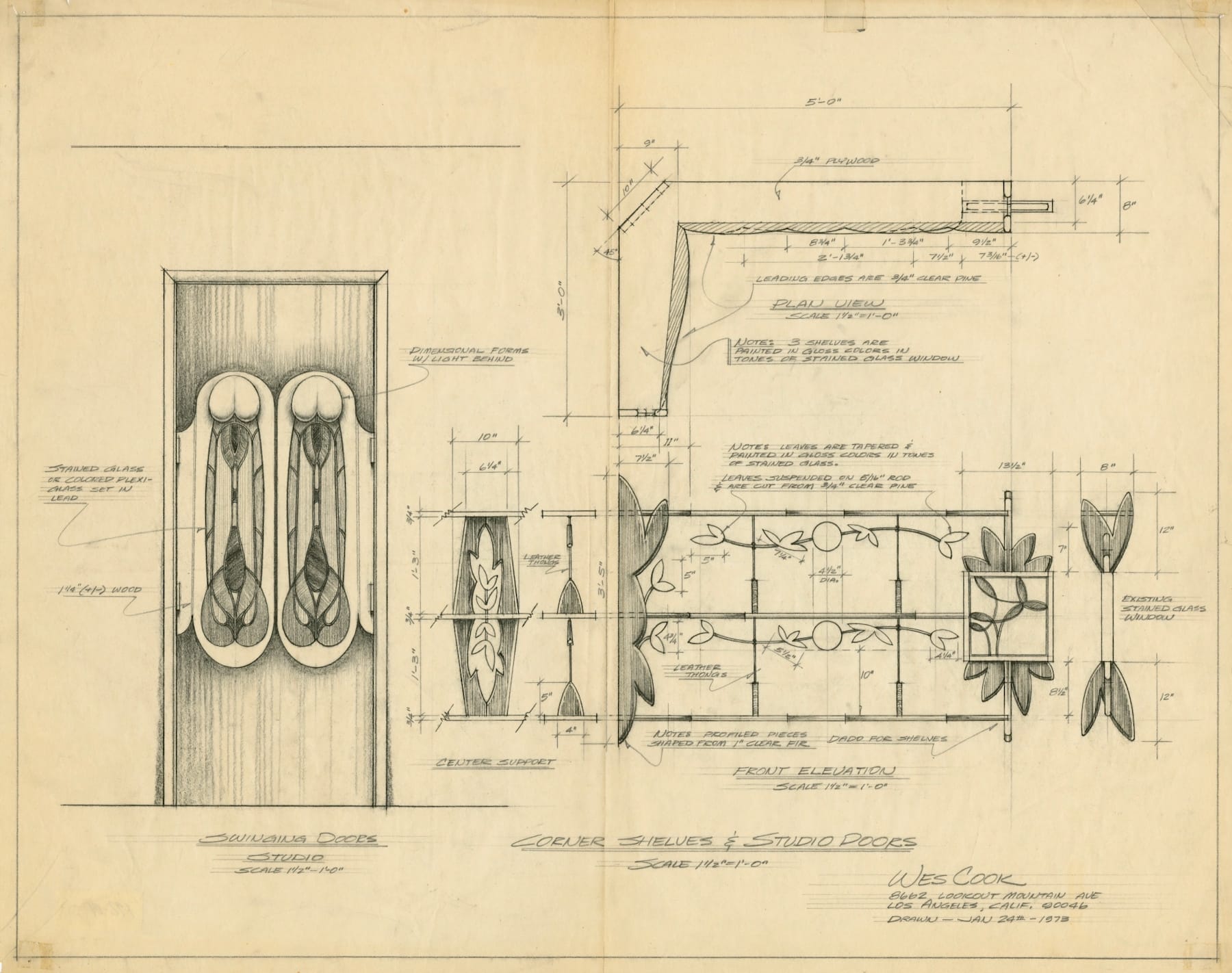 Technical drawings with measurements and annotations.
