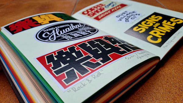 What I Do With (Sign Painters’) Stickers