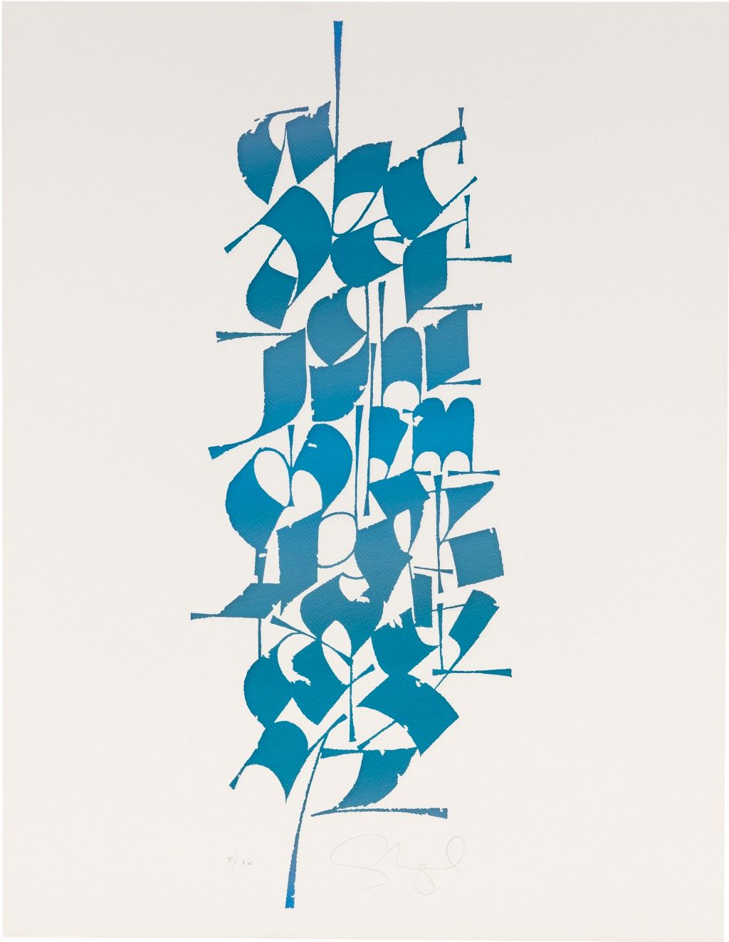 Susan Skarsgard, 26 of 26: An Edition of Twenty-Six Alphabets, 2009.