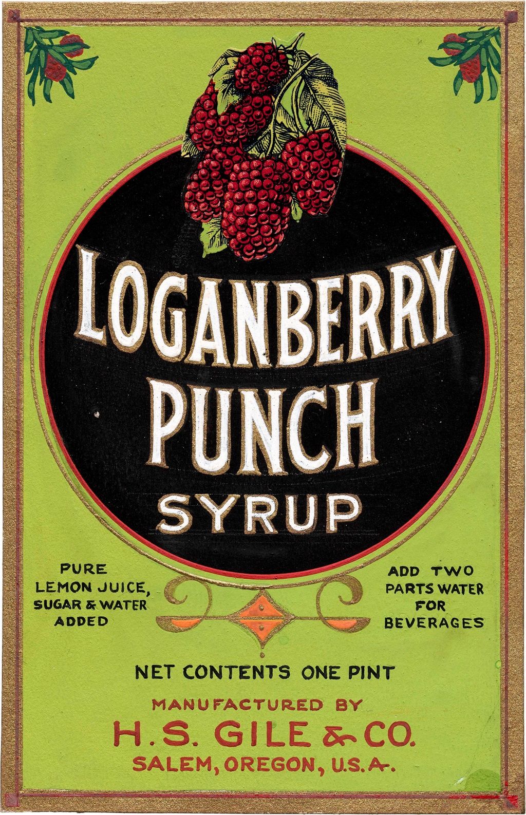 Lehmann Printing, gouache maquette for label, ca. 1930.