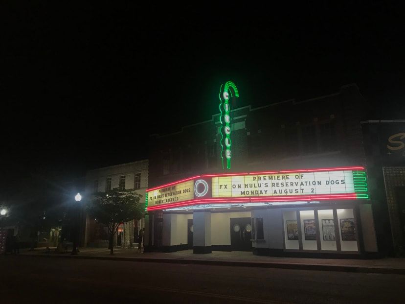 Reservation dogs, climate warning, and vertical gardens