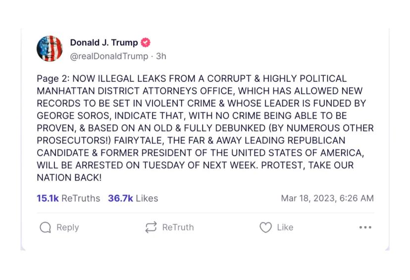 Trump arrest tweet, Mvskoke protestors, and IrishFest return