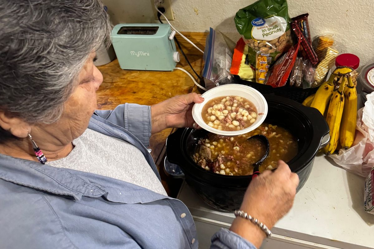 You all come eat: Eugenia “Carol” Tiger and family carry Mvskoke food traditions forward