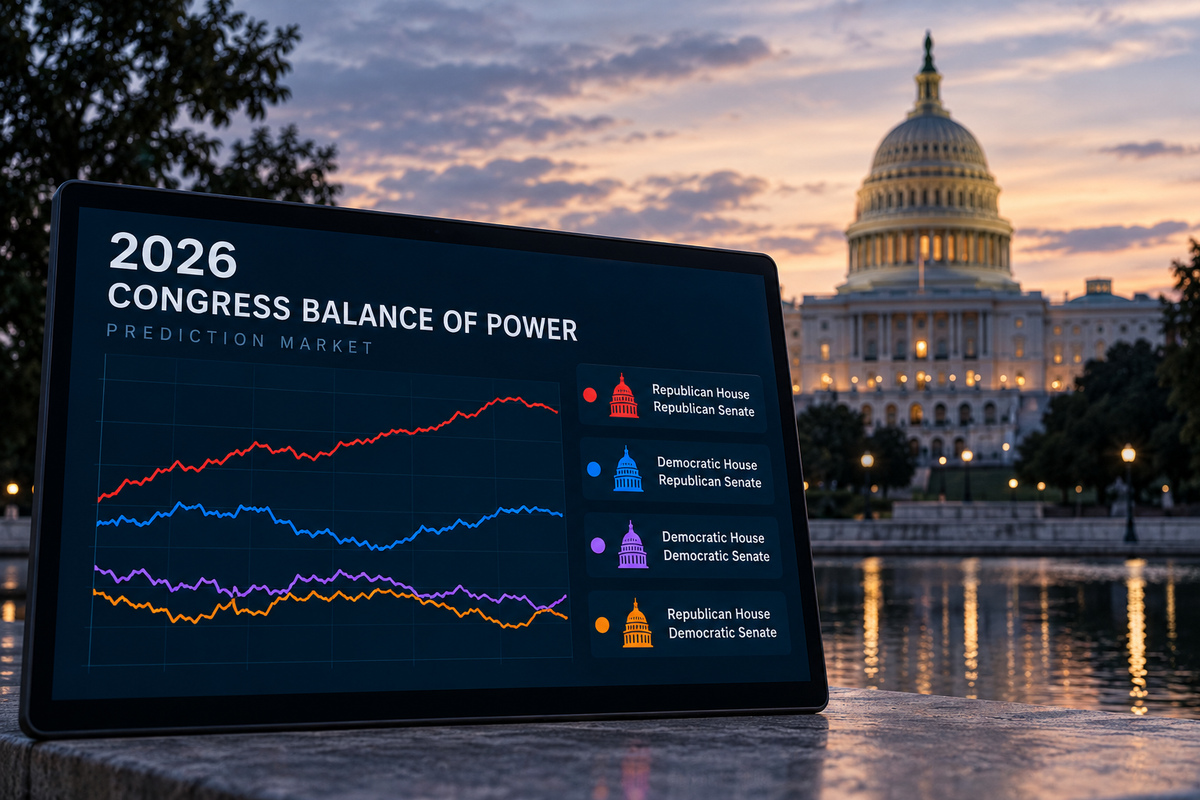2026 Midterms: Congress Balance of Power Prediction Market