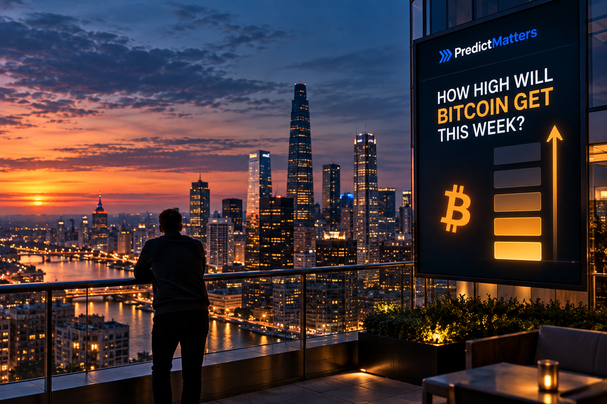How High Will Bitcoin Go This Week? Latest Prediction Market Prices