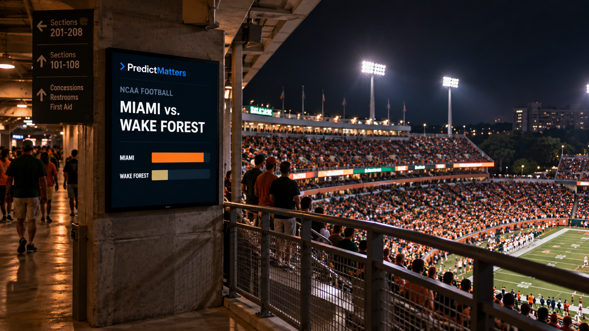 Miami vs. Wake Forest Prediction Market: Prices & Props for Friday Night