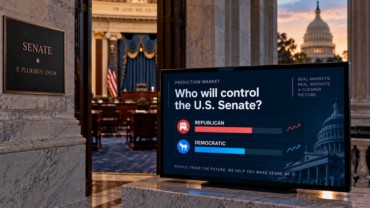 Who Will Control the Senate? Prediction Market Forecast for 2026