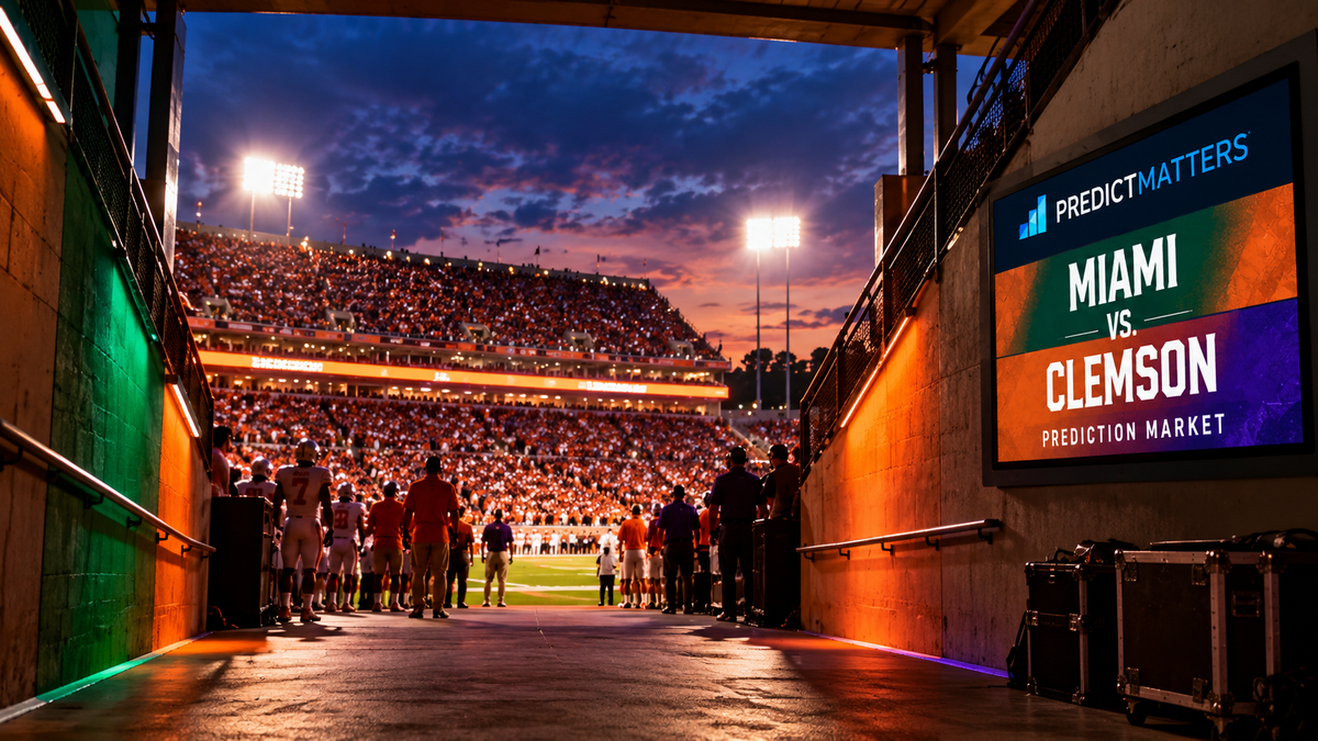 Miami vs. Clemson Prediction Markets: Latest Prices & Props