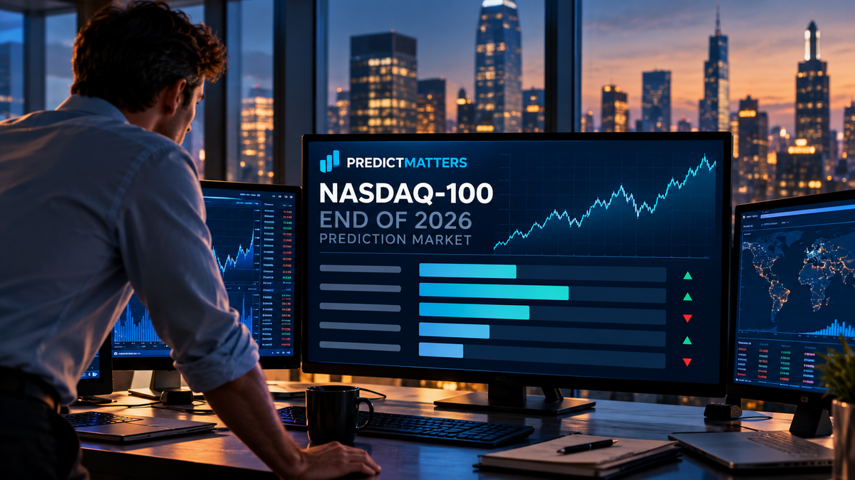 Where Will the Nasdaq-100 End 2026? Latest Prediction Market Prices