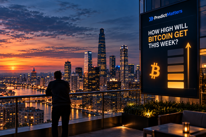 How High Will Bitcoin Go This Week? Latest Prediction Market Prices