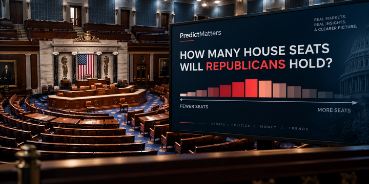 How Many House Seats Will Republicans Hold After the Midterms? What Prediction Markets Expect