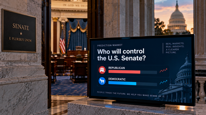 Who Will Control the Senate? Prediction Market Forecast for 2026
