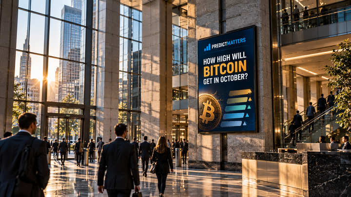 How High Will Bitcoin Go in October? Latest Prediction Market Prices