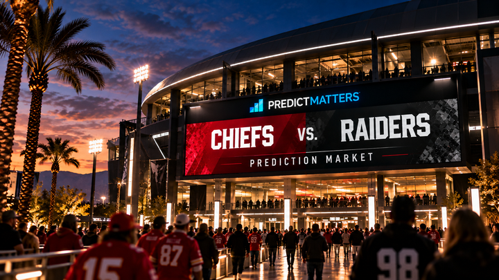 Chiefs vs. Raiders Prediction Markets: Latest Prices & Props