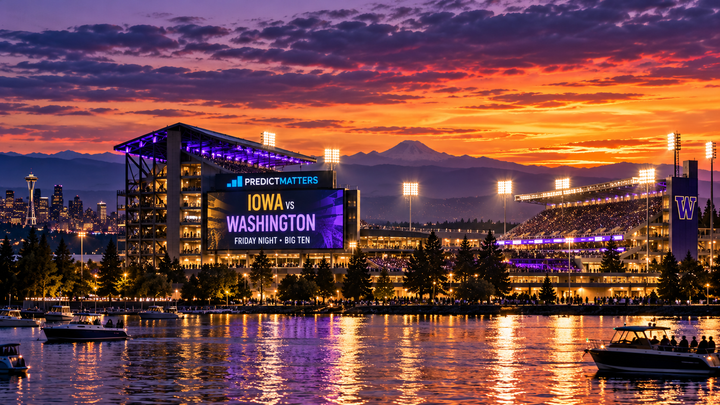 Iowa vs. Washington Prediction Market: Latest Prices & Props