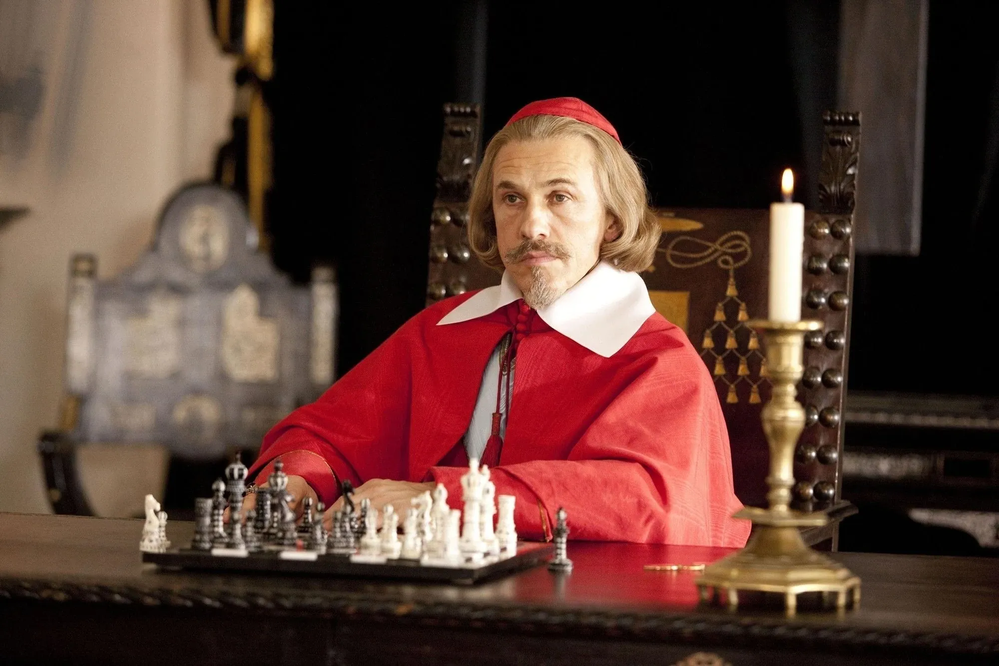 Christoph Waltz as Richeliu in The Three Musketeers