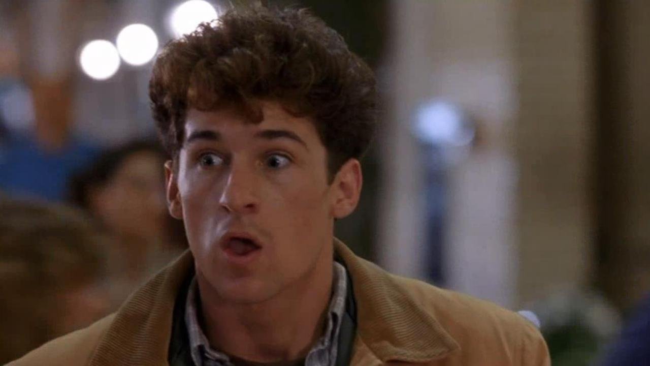 A young Patrick Dempsey looking shocked in Run
