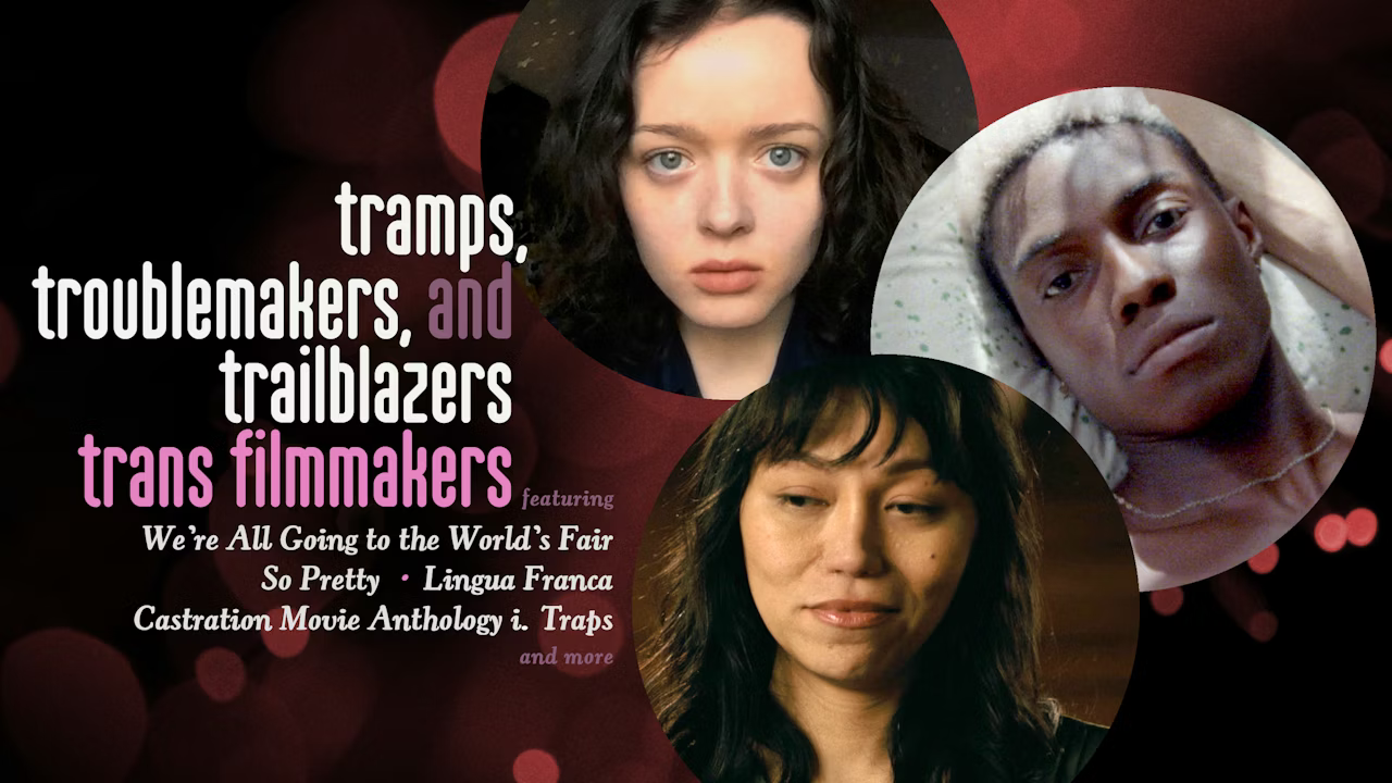 Cover image for Criterion's Tramps, Troublemakers, and Trailblazers: Trans Filmmakers collection