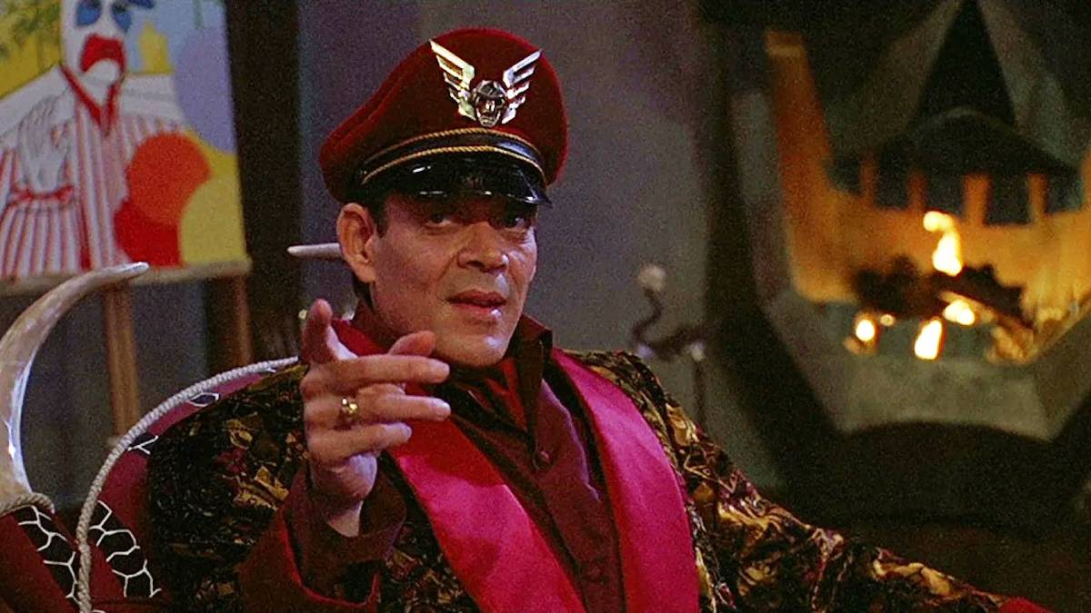 Raul Julia as M. Bison in Street Fighter