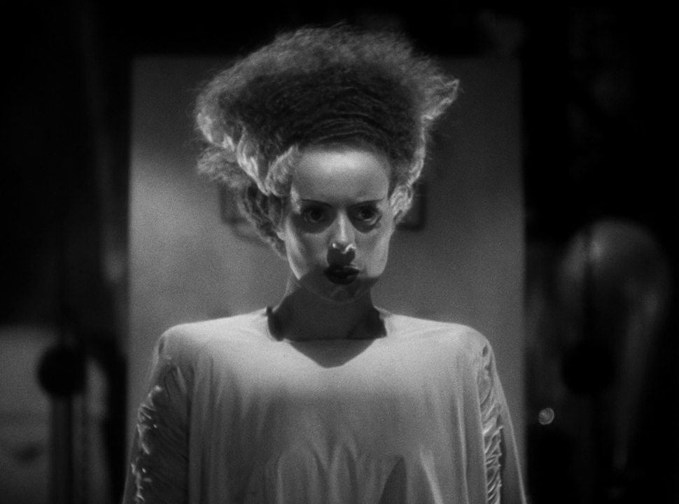 The bride in The Bride of Frankenstein