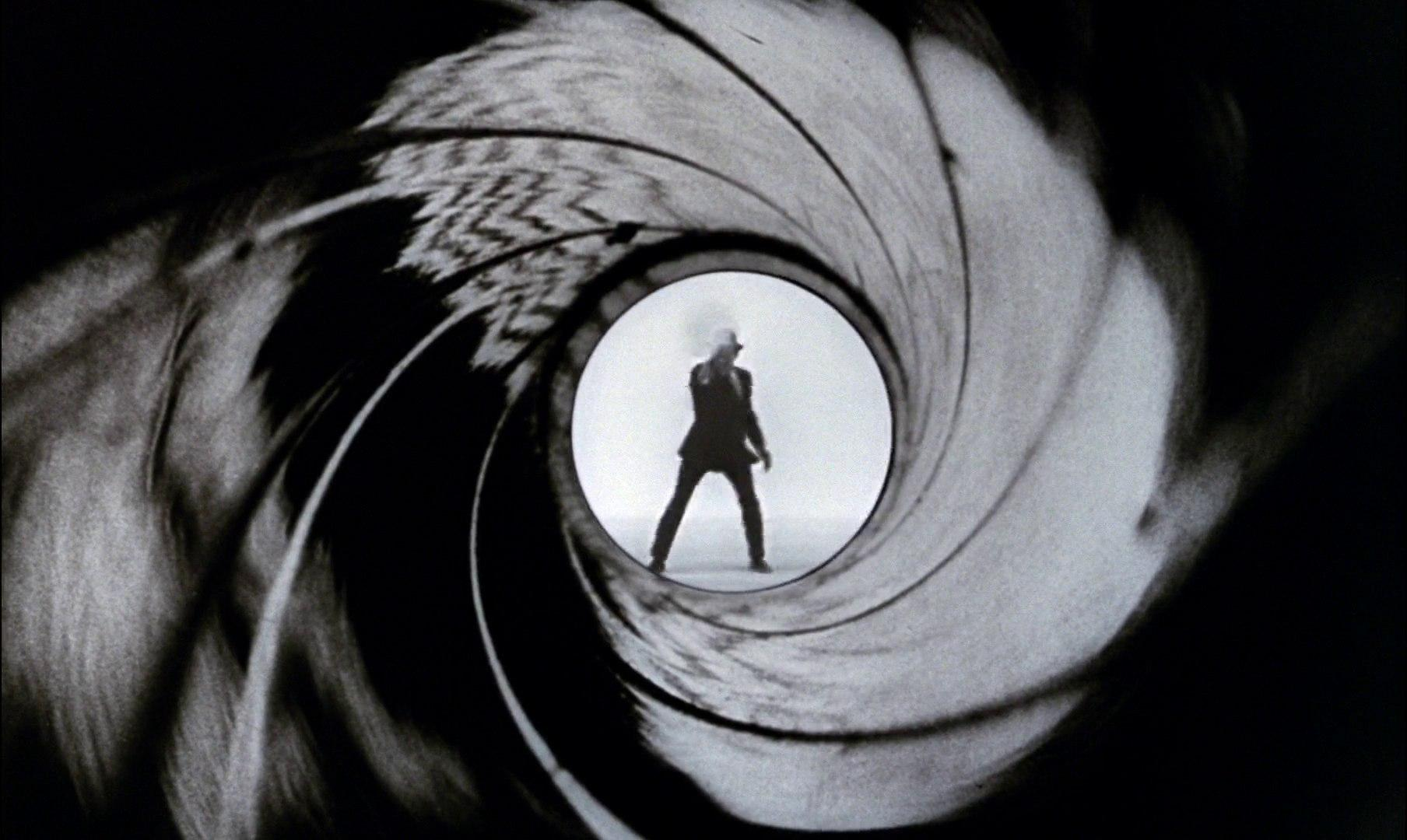 The Bond opening of From Russia With Love, with Sean Connery shooting through the spiral towards the camera
