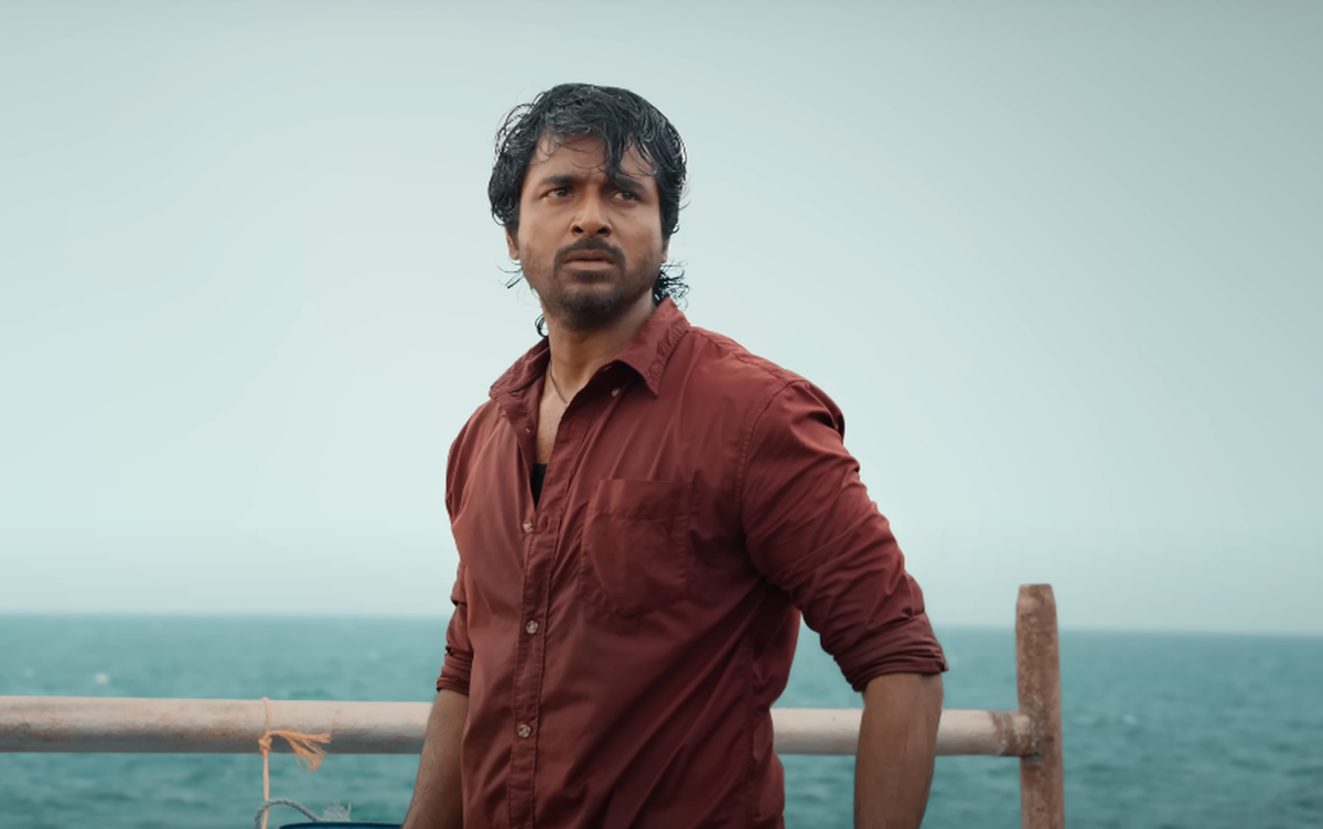 Sivakarthikeyan, near the water in Maaveeran