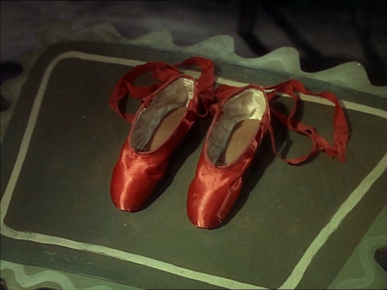 The titular red shoes