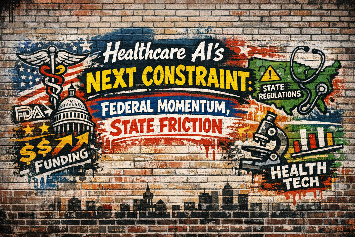 Healthcare AI’s Next Constraint: Federal Momentum, State Friction