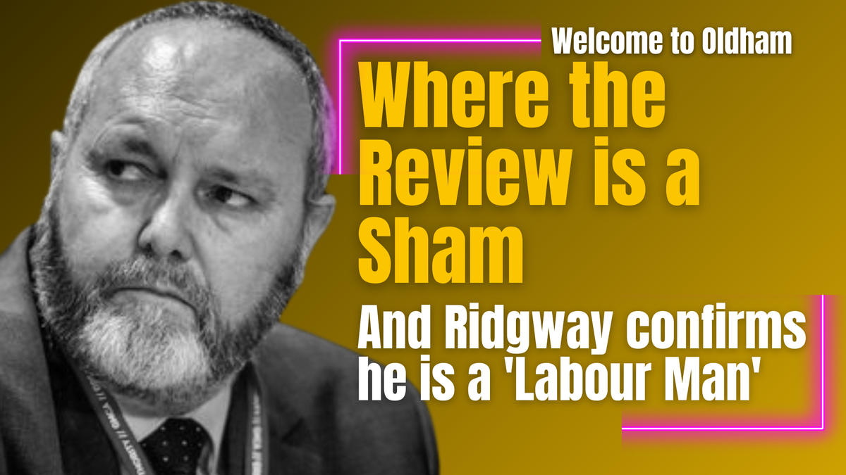 Exposing the Cover Up of the Oldham CSE Cover Up Part 1