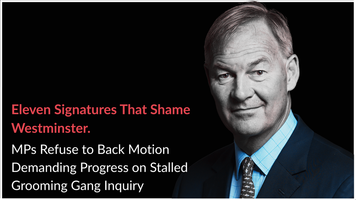 Eleven Signatures That Shame Westminster