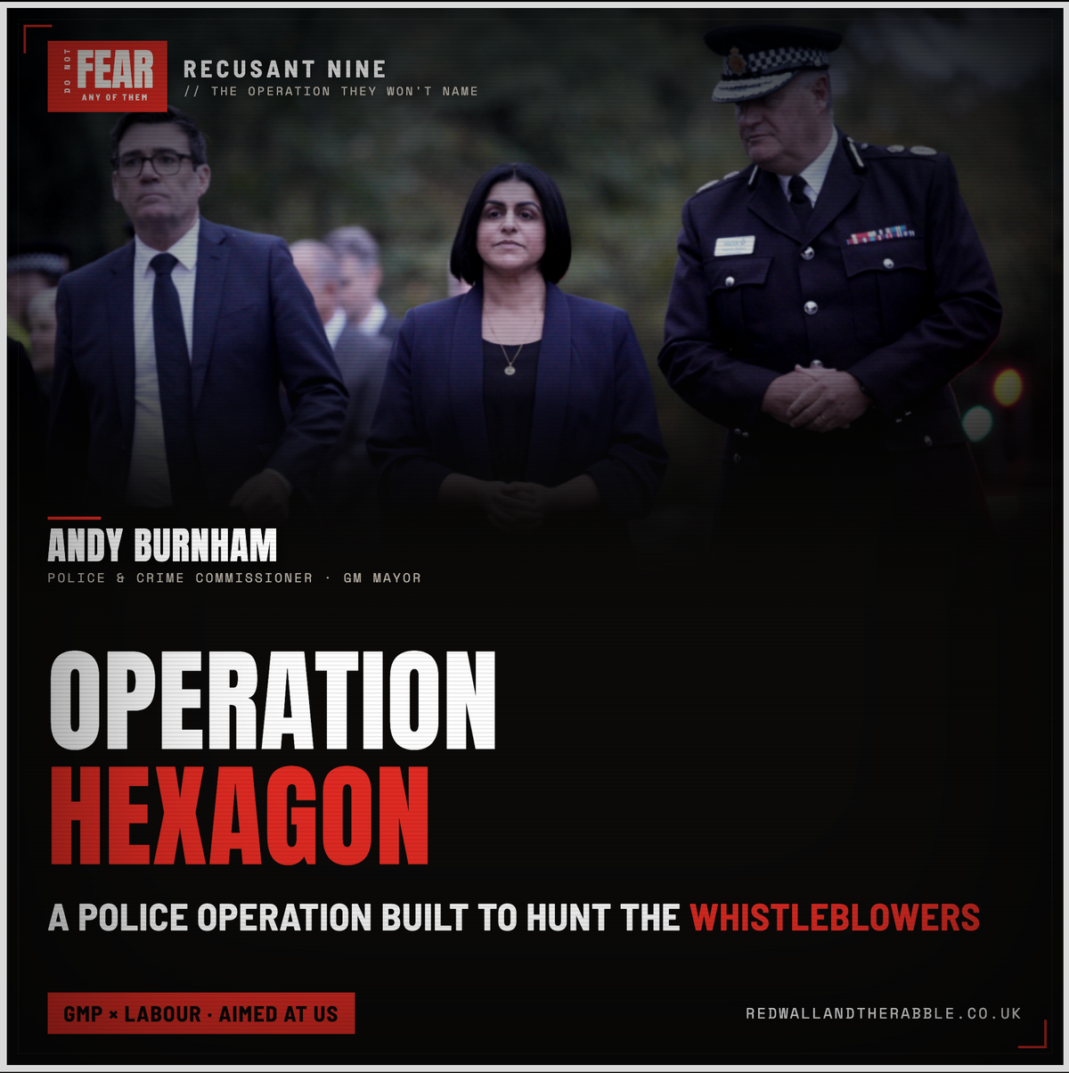 Why Will They Not Ask Andy Burnham About Operation Hexagon?