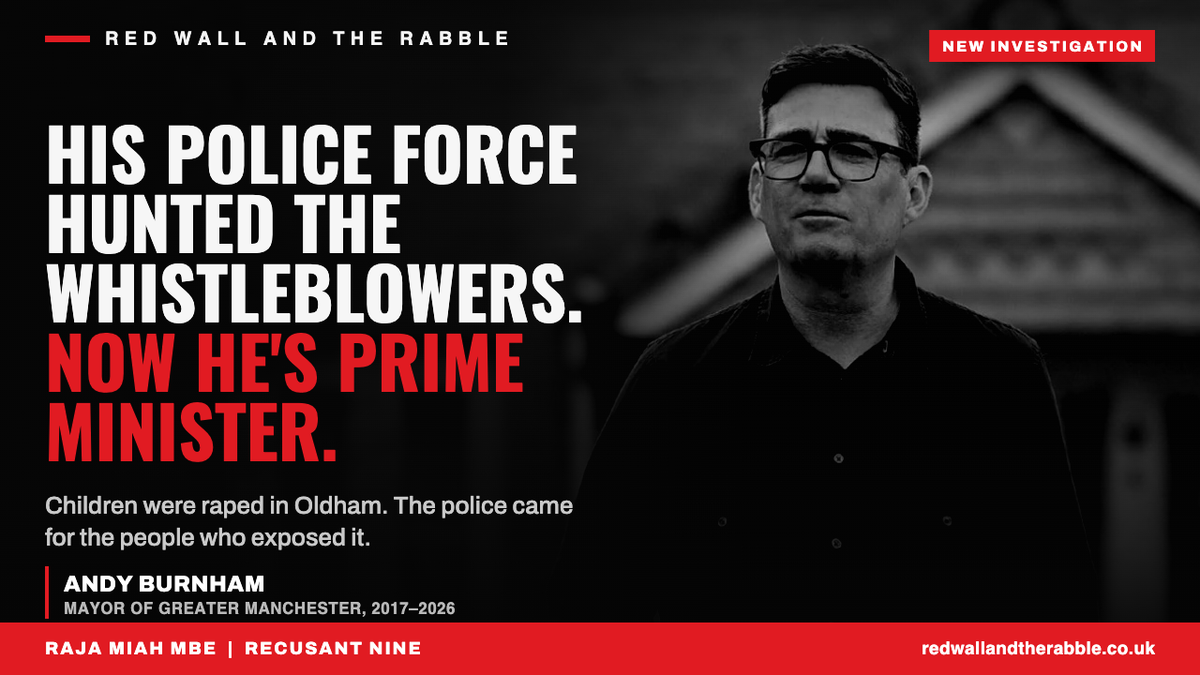 WHY DID BURNHAM’S POLICE HUNT THE PEOPLE EXPOSING THE PAKISTANI GANG RAPE OF LITTLE WHITE GIRLS IN OLDHAM?