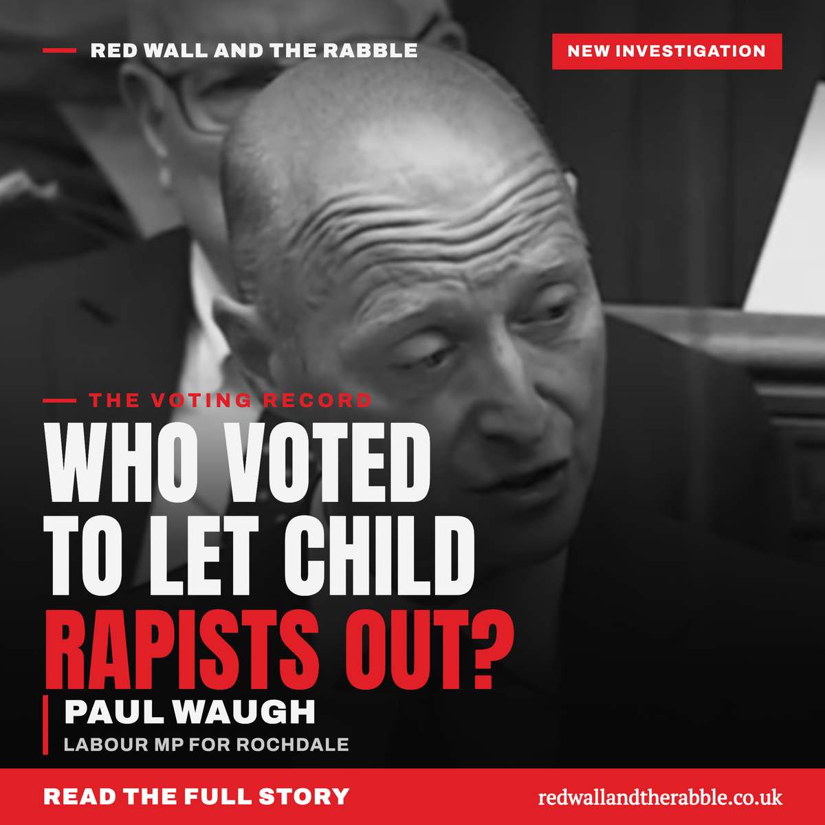 LABOUR MPs QUEUED IN THEIR HUNDREDS TO VOTE DOWN PROTECTION FROM MEN LIKE SHABIR AHMED. NOW THEY'RE OUTRAGED