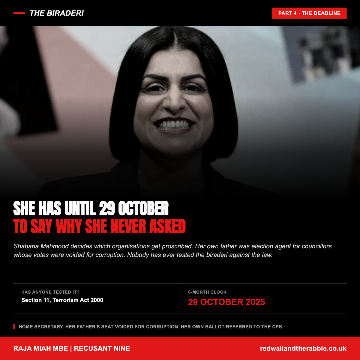 THE RAPE GANGS WERE INVESTIGATED. THE ORGANISATION NEVER WAS.