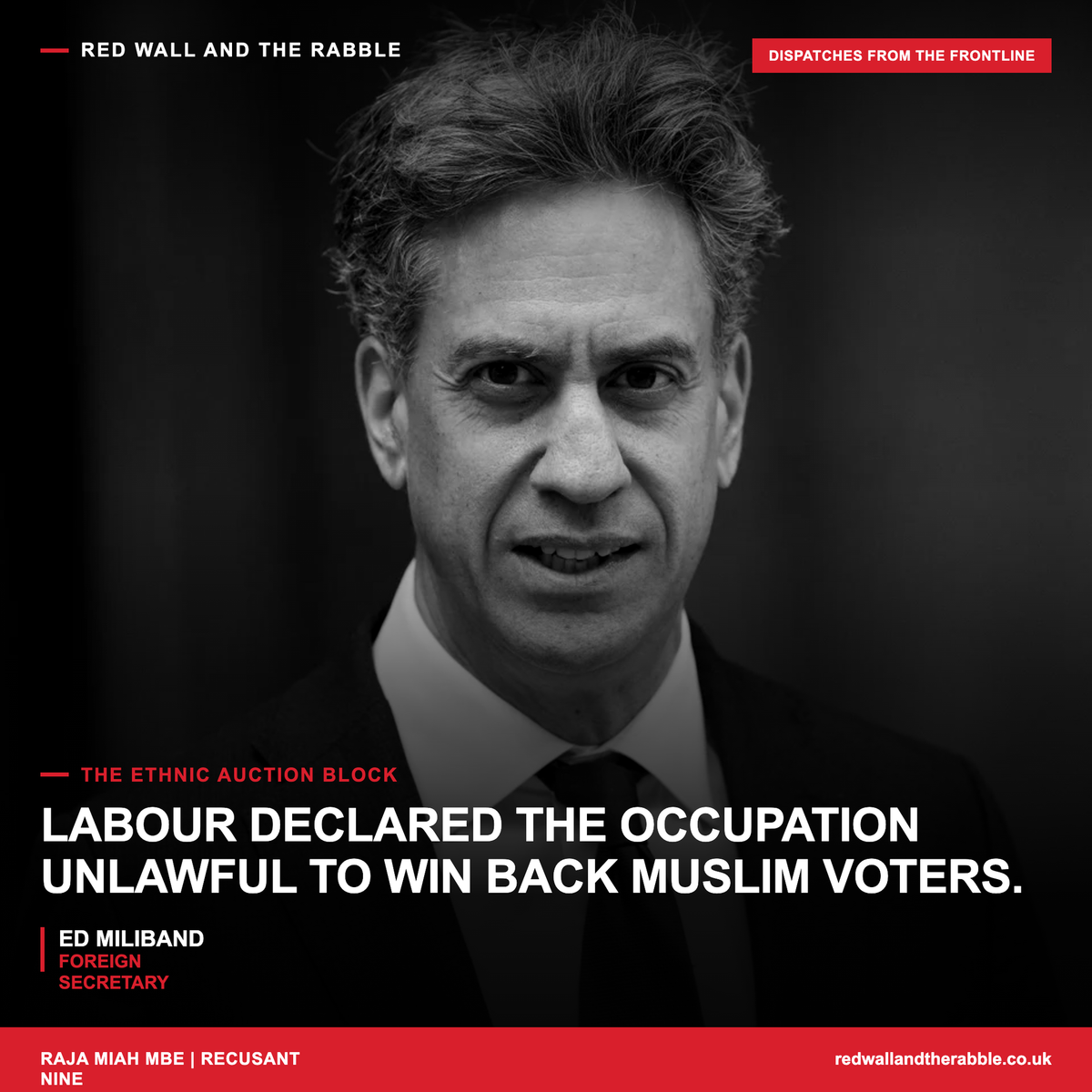 After Selling Children, Labour Now Sell Foreign Policy for Votes