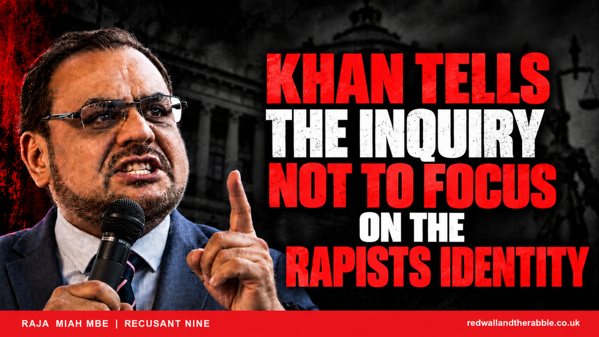 PAKISTANI MP TELLS THE RAPE GANG INQUIRY NOT TO FOCUS ON WHO THE RAPISTS WERE