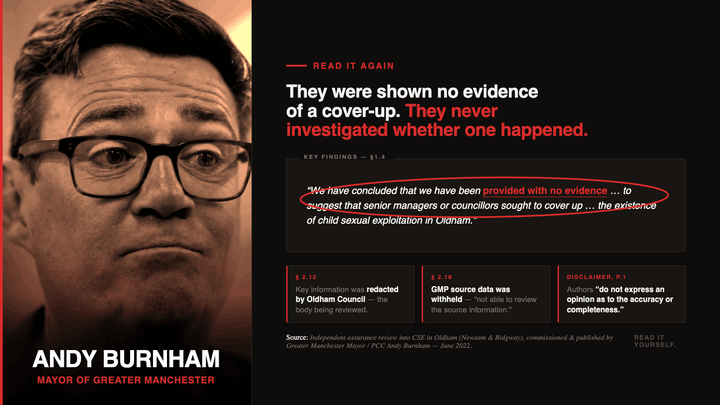 The Day Andy Burnham Drew a Line Under the Oldham Rape Gang Scandal