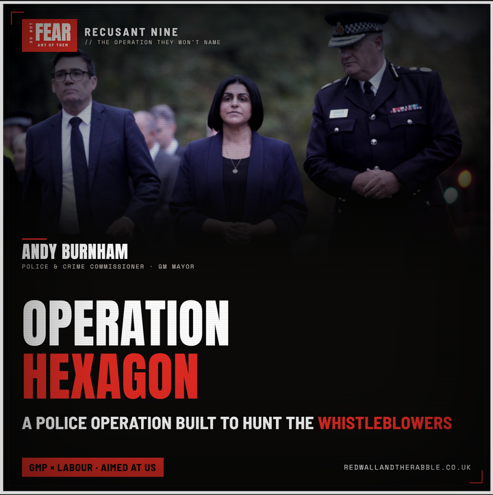 Why Will They Not Ask Andy Burnham About Operation Hexagon?