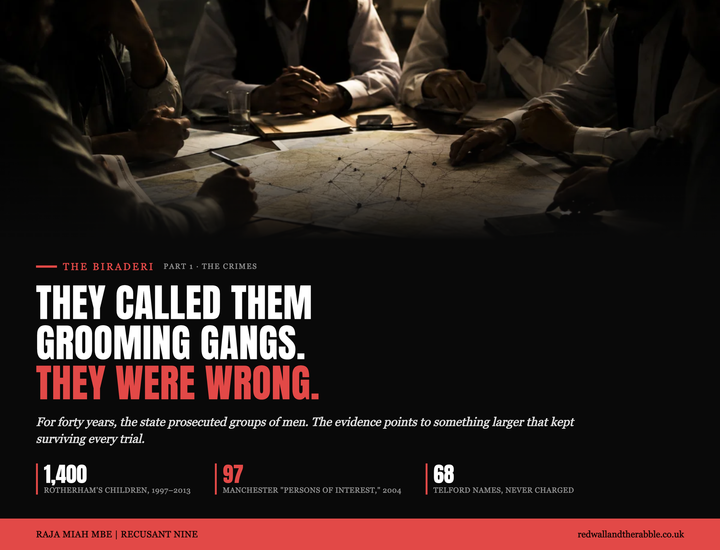 THEY CALLED THEM GROOMING GANGS. THEY WERE WRONG.