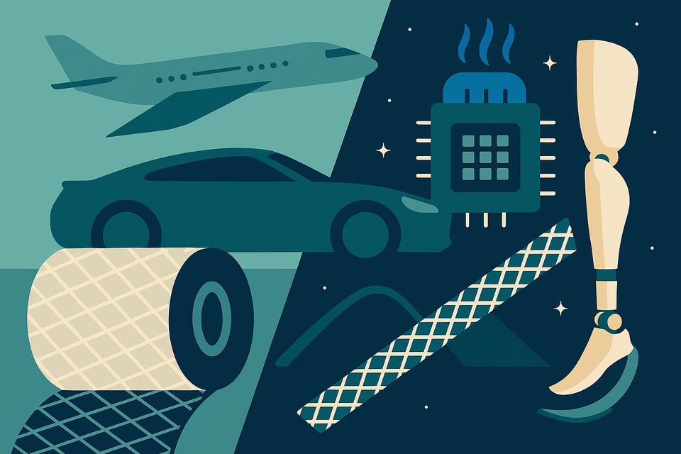 New Applications, Lower Costs – 100 carbon fiber leads reinforcing the future of advanced materials